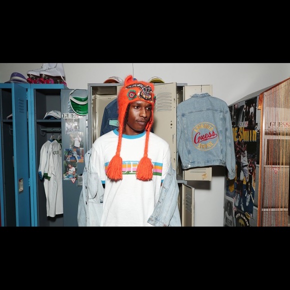 SOLD ASAP Rocky x Guess Ringer Tee Green Unisex - Picture 6 of 6